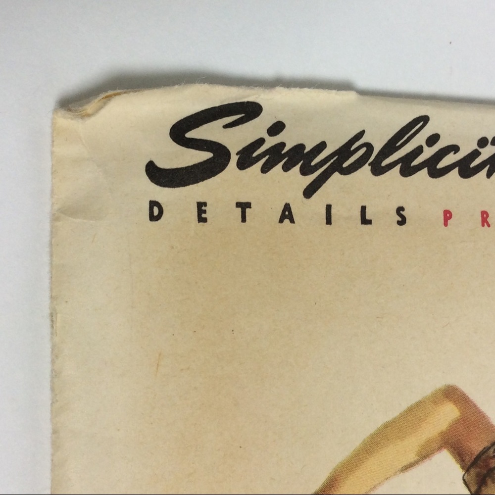 Vtg Sewing Pattern Simplicity 1692 Blouse - image 4